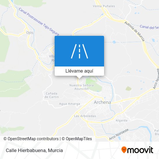 Mapa Calle Hierbabuena
