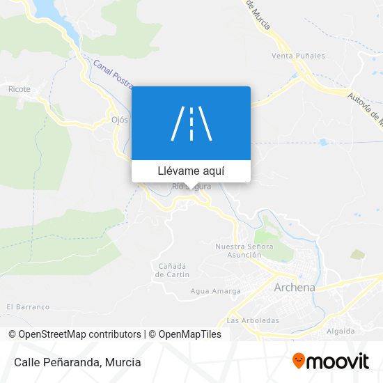 Mapa Calle Peñaranda