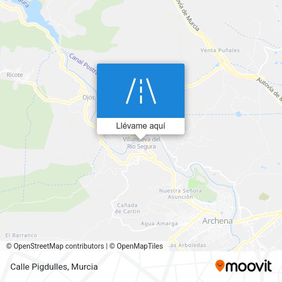 Mapa Calle Pigdulles