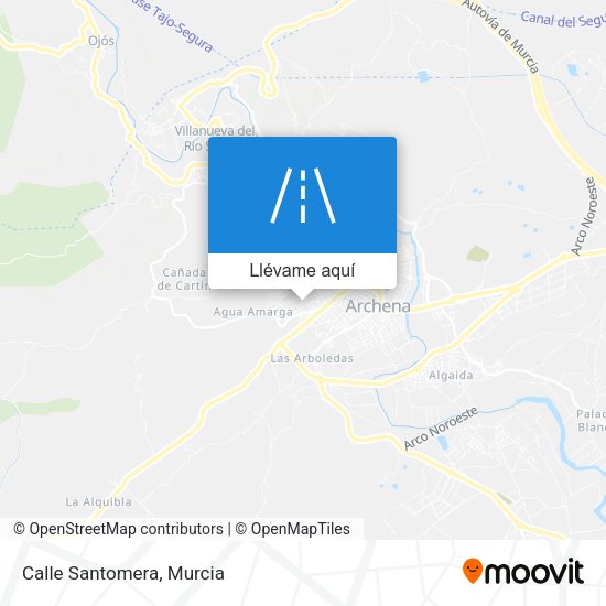 Mapa Calle Santomera