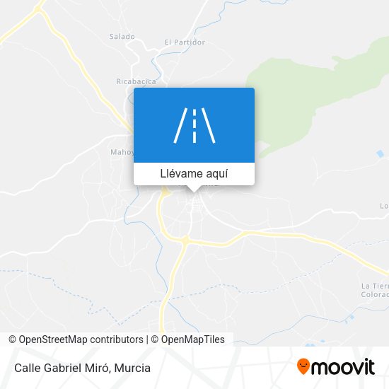 Mapa Calle Gabriel Miró