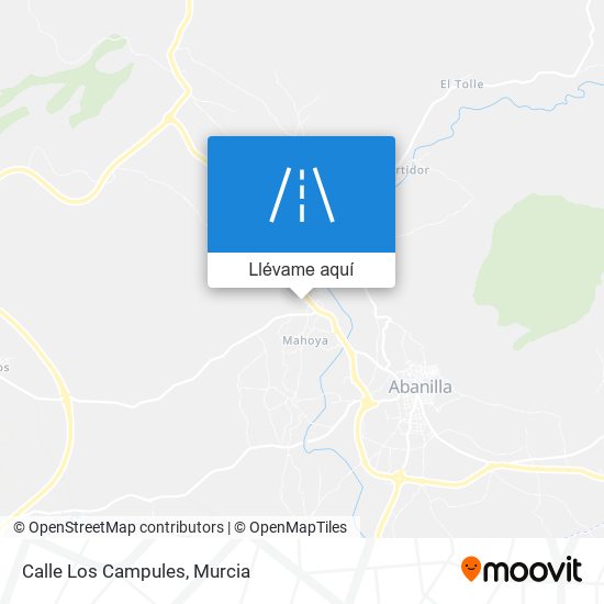 Mapa Calle Los Campules