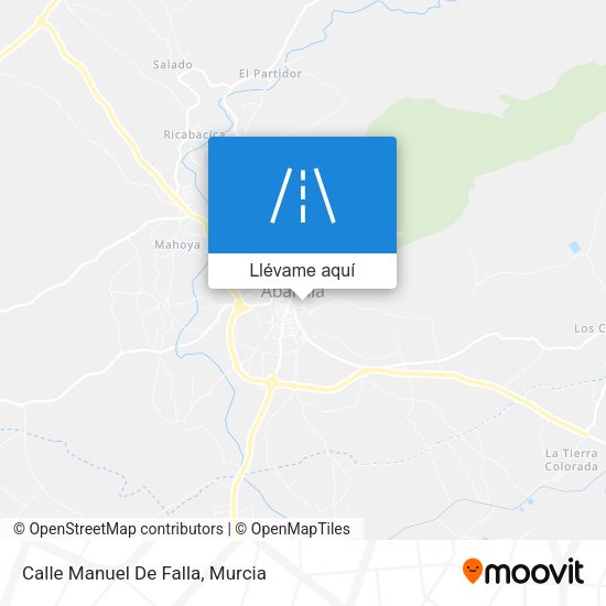 Mapa Calle Manuel De Falla