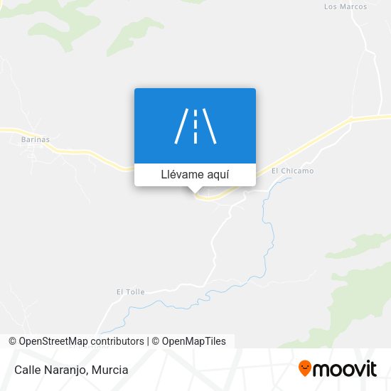 Mapa Calle Naranjo
