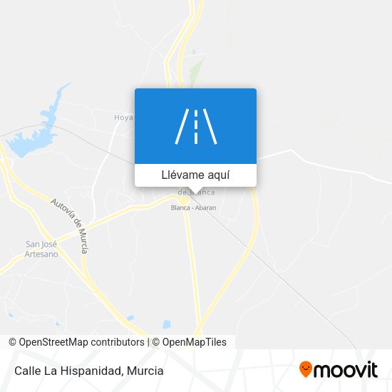 Mapa Calle La Hispanidad