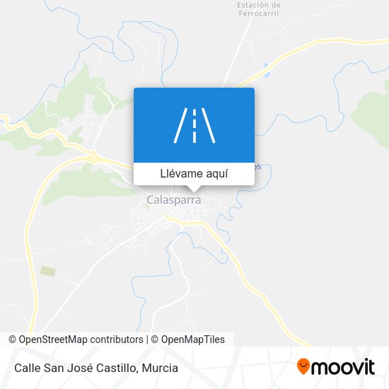 Mapa Calle San José Castillo