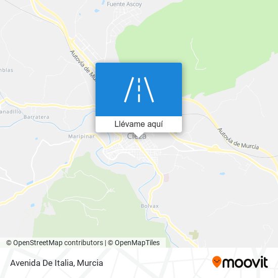 Mapa Avenida De Italia