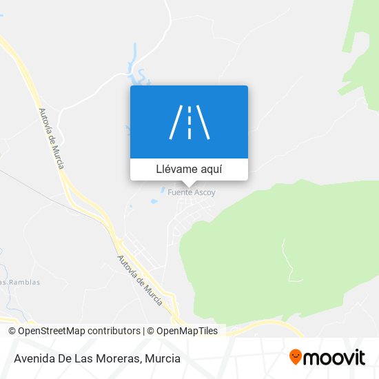 Mapa Avenida De Las Moreras