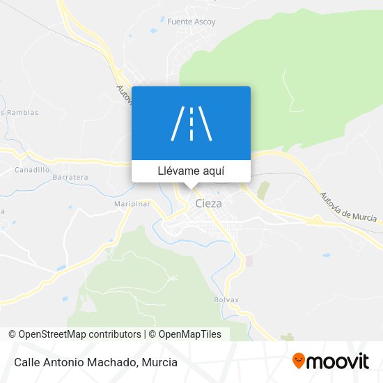 Mapa Calle Antonio Machado