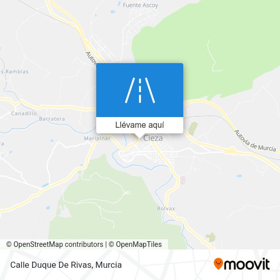 Mapa Calle Duque De Rivas