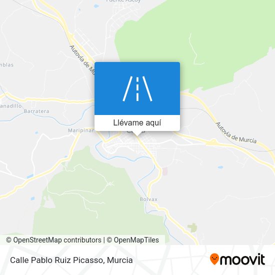 Mapa Calle Pablo Ruiz Picasso