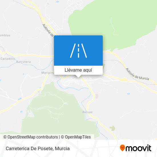 Mapa Carreterica De Posete