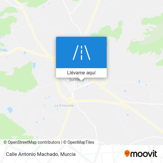Mapa Calle Antonio Machado