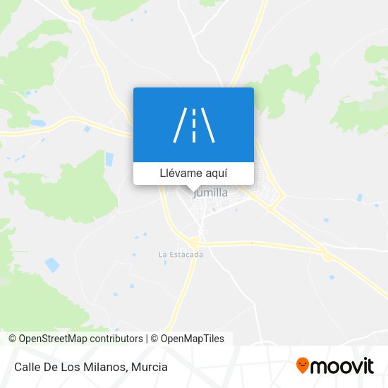Mapa Calle De Los Milanos