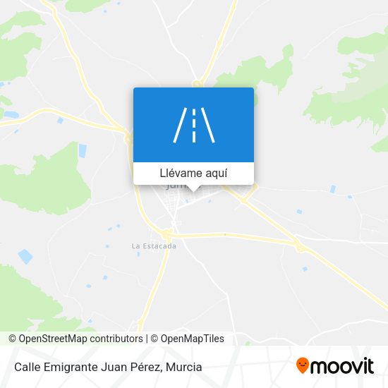Mapa Calle Emigrante Juan Pérez