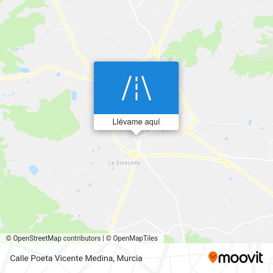 Mapa Calle Poeta Vicente Medina