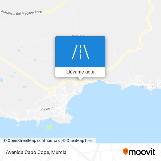 Mapa Avenida Cabo Cope