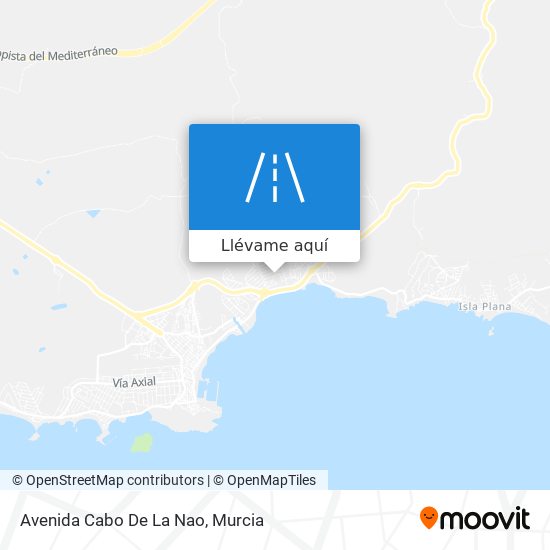 Mapa Avenida Cabo De La Nao