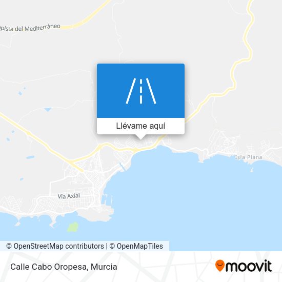 Mapa Calle Cabo Oropesa