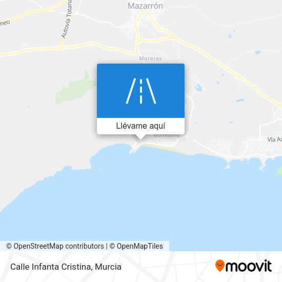 Mapa Calle Infanta Cristina