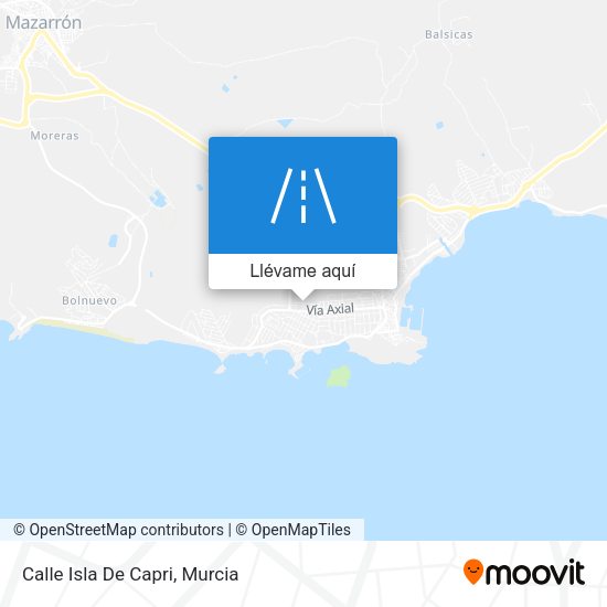 Mapa Calle Isla De Capri