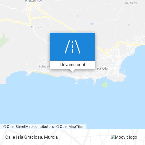 Mapa Calle Isla Graciosa