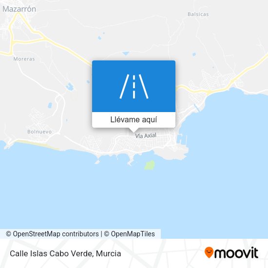 Mapa Calle Islas Cabo Verde