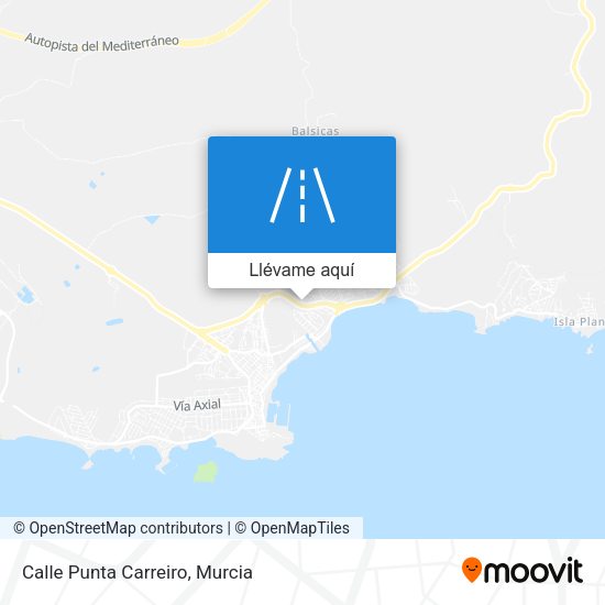 Mapa Calle Punta Carreiro