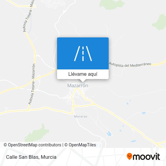Mapa Calle San Blas
