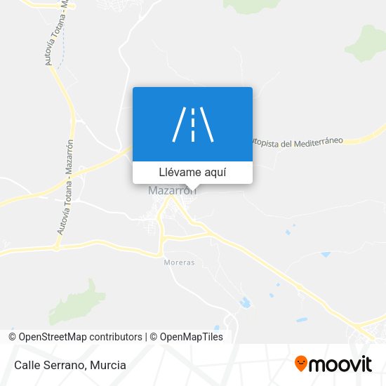 Mapa Calle Serrano