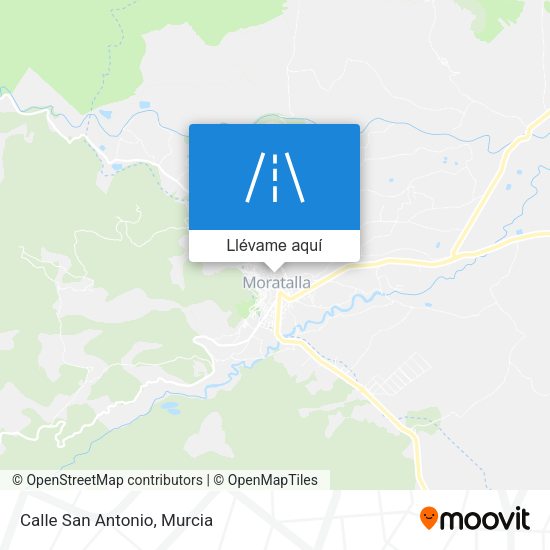 Mapa Calle San Antonio
