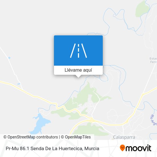 Mapa Pr-Mu 86.1 Senda De La Huertecica
