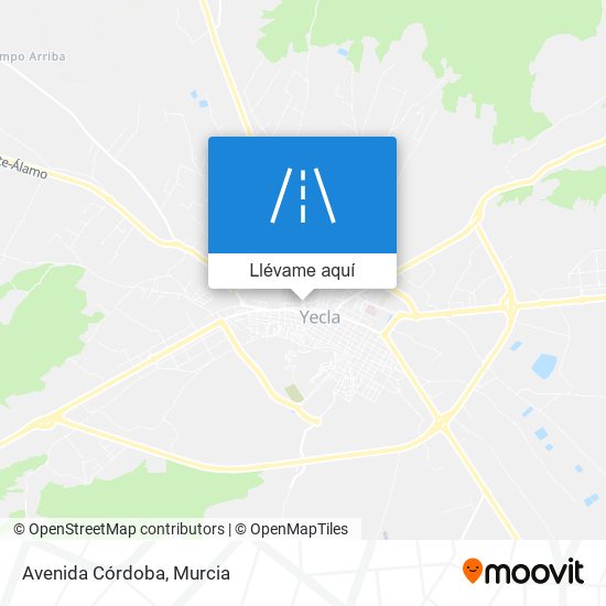 Mapa Avenida Córdoba