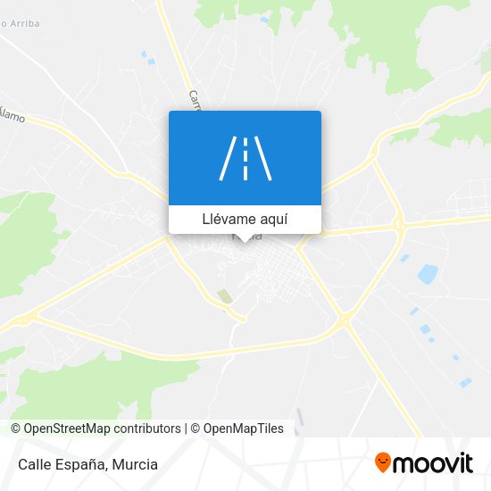 Mapa Calle España