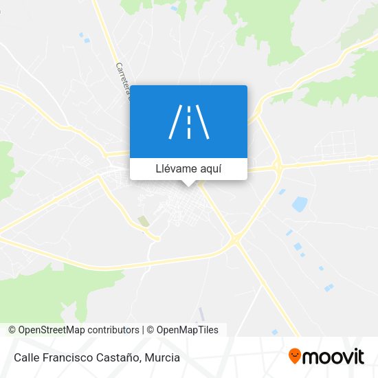 Mapa Calle Francisco Castaño
