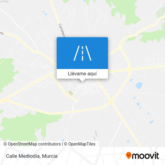 Mapa Calle Mediodía