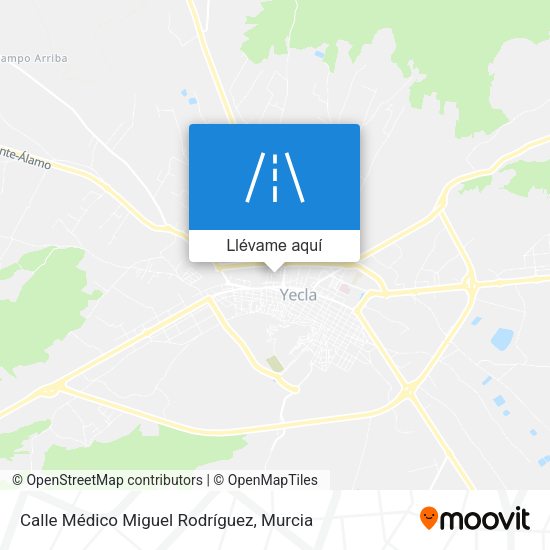 Mapa Calle Médico Miguel Rodríguez
