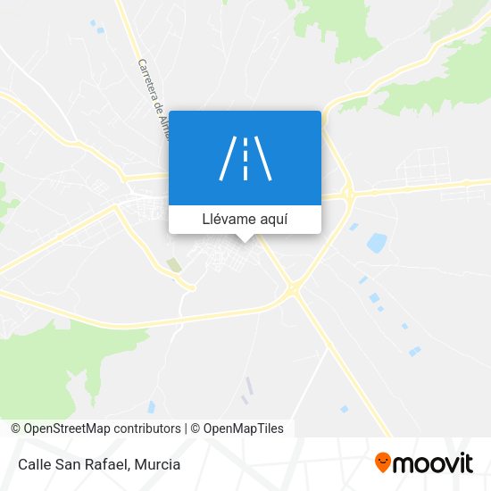 Mapa Calle San Rafael