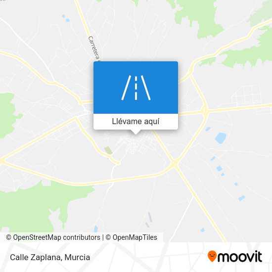 Mapa Calle Zaplana