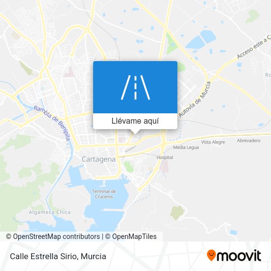 Mapa Calle Estrella Sirio