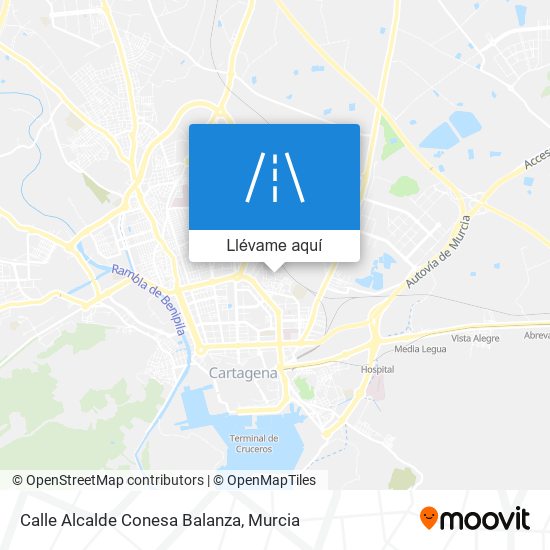 Mapa Calle Alcalde Conesa Balanza