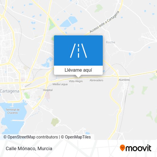 Mapa Calle Mónaco