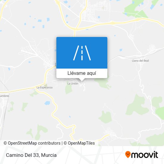 Mapa Camino Del 33