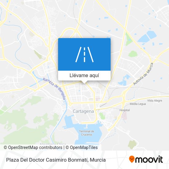Mapa Plaza Del Doctor Casimiro Bonmatí