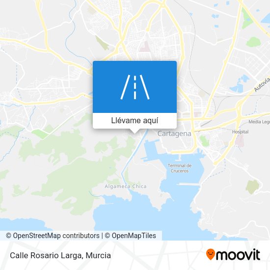 Mapa Calle Rosario Larga