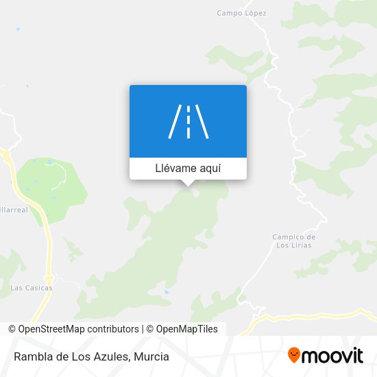 Mapa Rambla de Los Azules