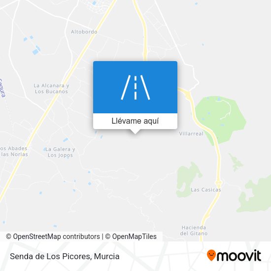 Mapa Senda de Los Picores