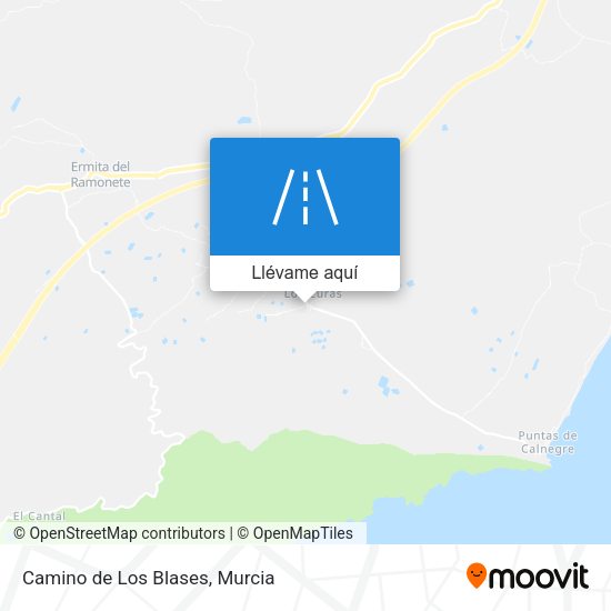 Mapa Camino de Los Blases