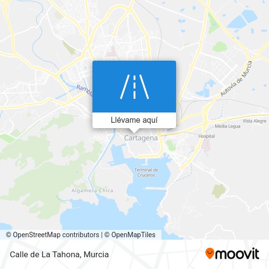 Mapa Calle de La Tahona