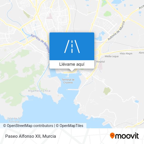 Mapa Paseo Alfonso XII